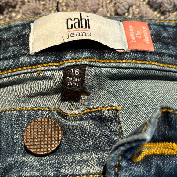Cabi button fly skinny denim - Picture 2 of 5